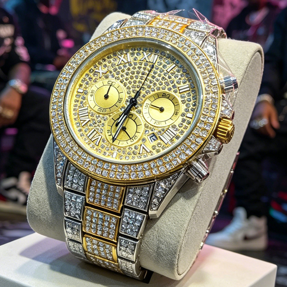Jewelry Watches Brands - Jam Tangan Quartz Hip Hop Iced