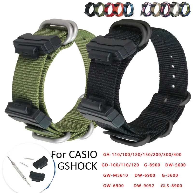 Casio Watch G-Shock Dw-5600 - Tali Jam Nilon untuk Casio G-SHOCK