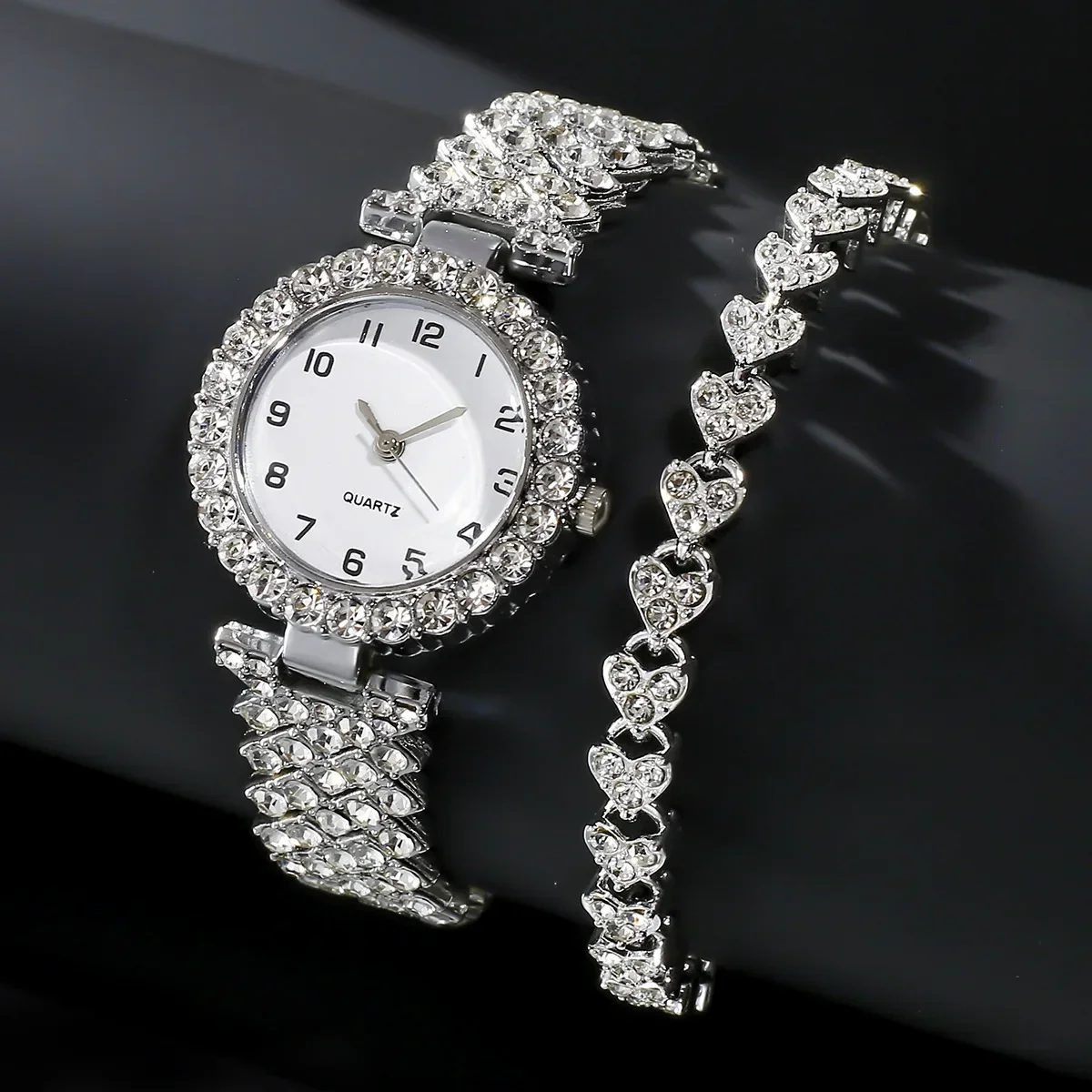 Jewelry Watches For Ladies - 1pcs/2pcs Set Jam Tangan Wanita Mewah