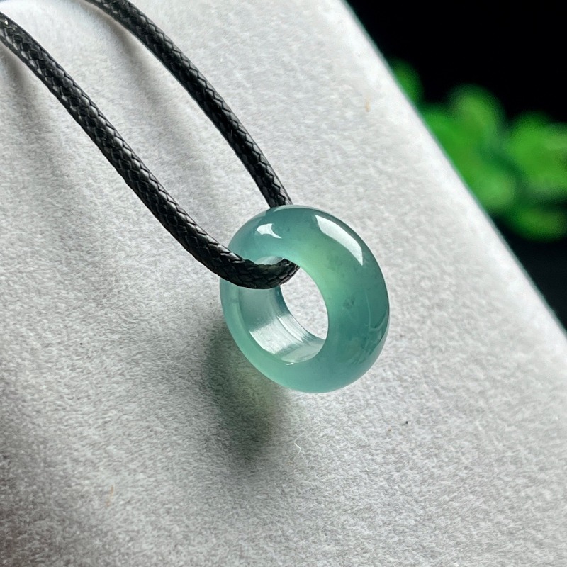 Necklace Pendant - Cincin Liontin Manik Keberuntungan Air Biru