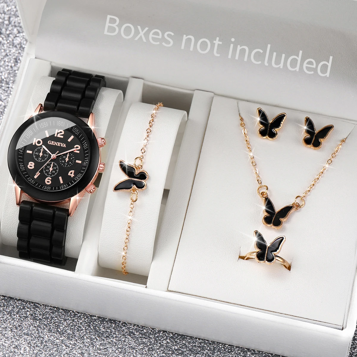 Jewelry Watches For Ladies - 5/6 Buah Jam Tangan Wanita Modis