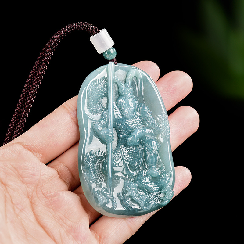 Necklace Pendant - Kalung Liontin Raja Monyet Giok Burma