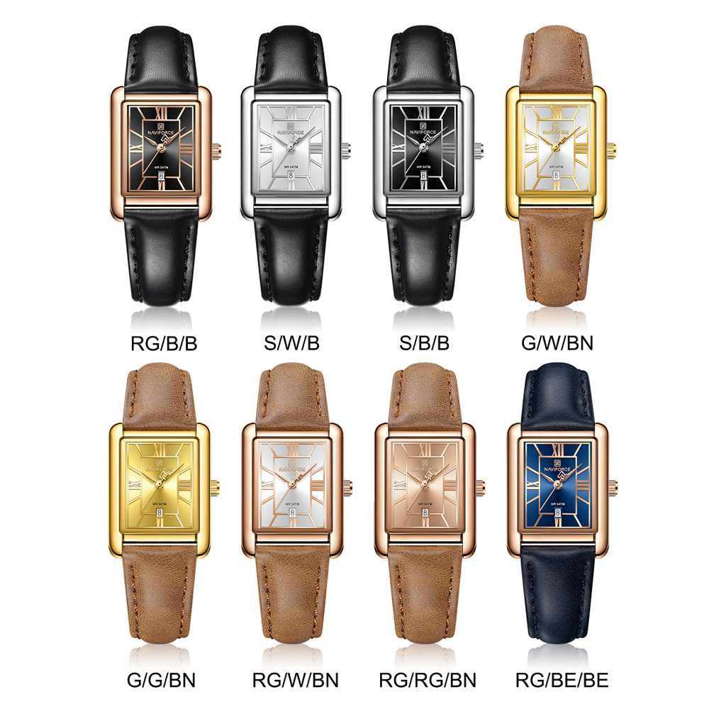 NAVIFORCE Jam Tangan Kuarsa Pe - Jewelry Watches For Ladies ulasan dan harga