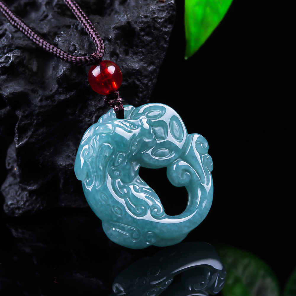 Liontin Pixiu Giok Burma Asli, - Necklace Pendant ulasan dan harga