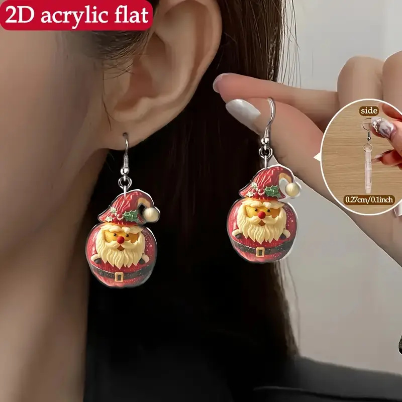 Anting Gantung Akrilik Santa K - Eve Jewelry & Watches Distribuidor Oficial Rolex ulasan dan harga