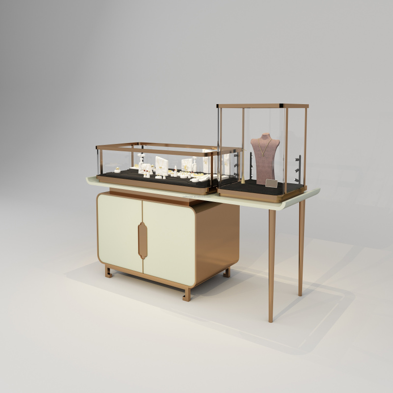 Meja Pajangan Perhiasan Modern - Jewelry And Watches Exhibition ulasan dan harga