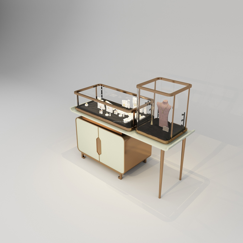 Meja Pajangan Perhiasan Modern - Jewelry And Watches Exhibition ulasan dan harga