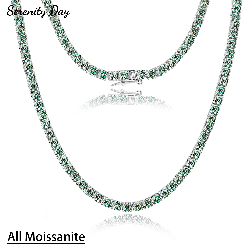 Kalung Tenis Moissanite Biru H - Luxury Gifts Jewelry & Watches Namfleg Mostar ulasan dan harga