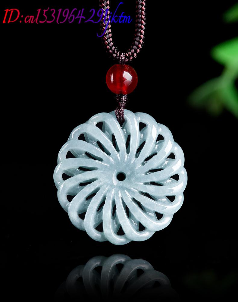 Kalung Liontin Bunga Giok Burm - Necklace Pendant ulasan dan harga