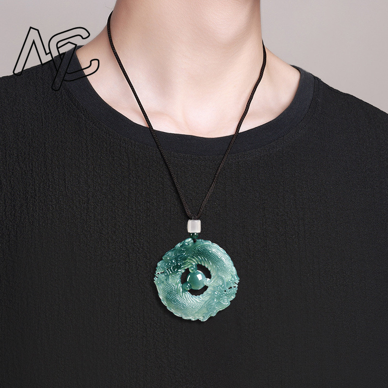 Kalung Liontin Bermerek Naga G - Necklace Pendant ulasan dan harga