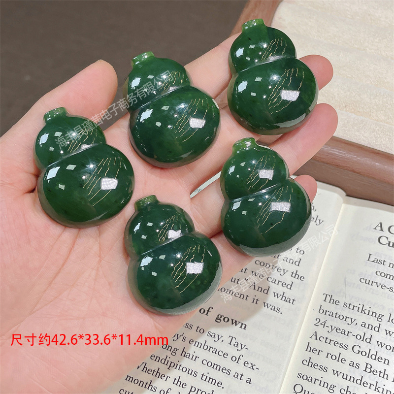 Kalung Liontin Labu Giok Hetia - Necklace Pendant ulasan dan harga