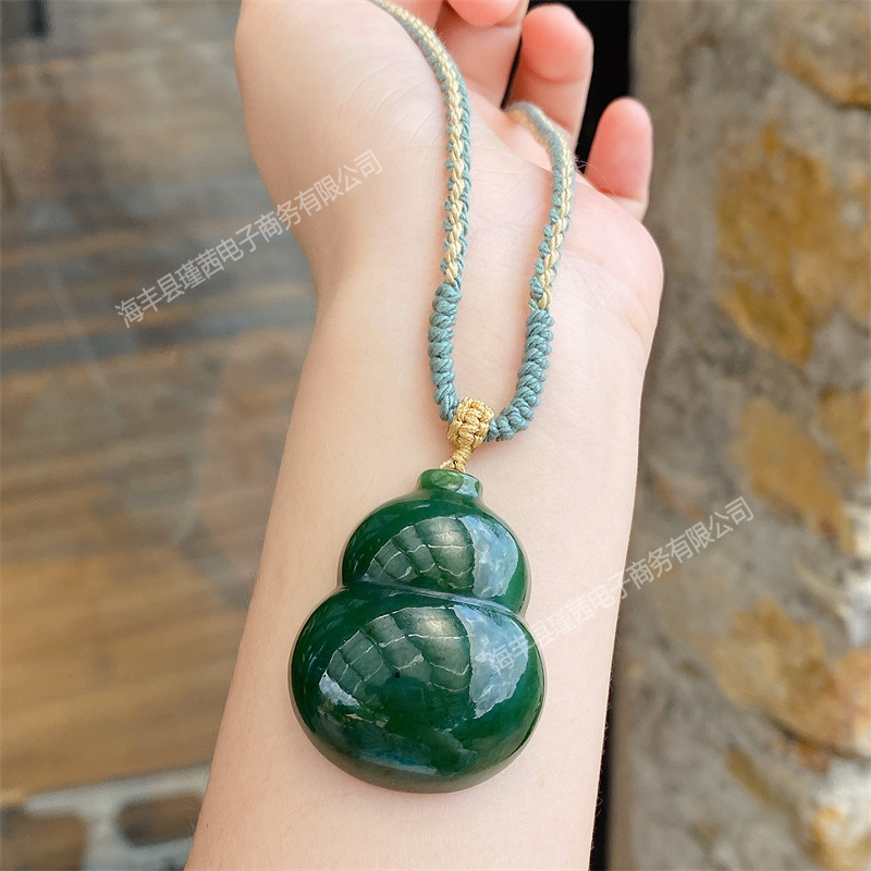 Kalung Liontin Labu Giok Hetia - Necklace Pendant ulasan dan harga