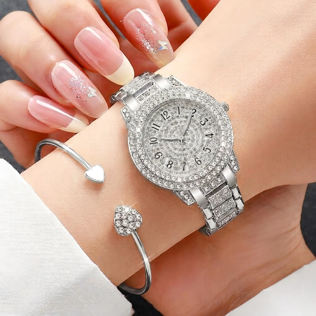 6PCS Set Perhiasan Jam Tangan  - Jewelry Watches For Ladies ulasan dan harga