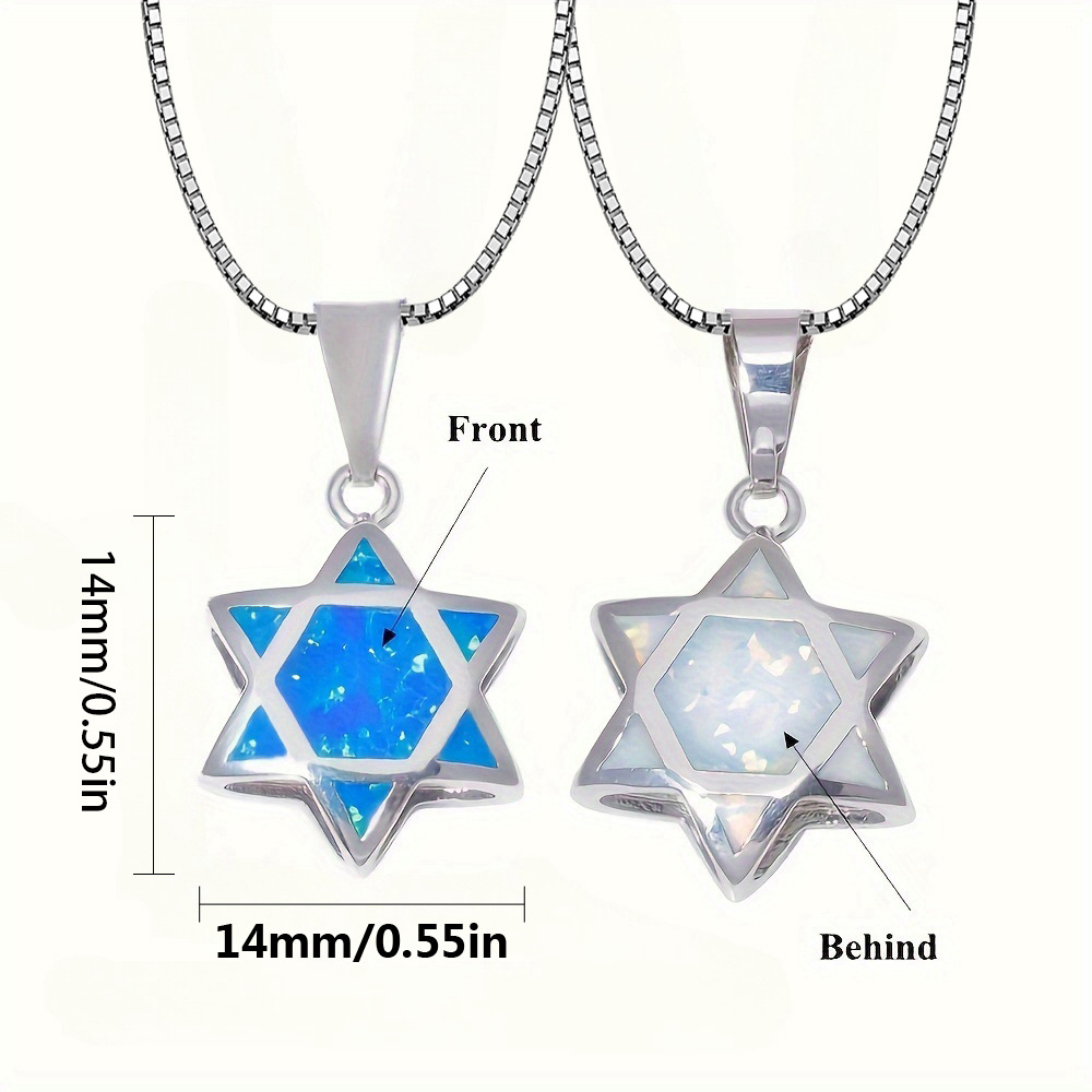 Kalung Liontin Opal Bintang Da - Necklace Pendant ulasan dan harga