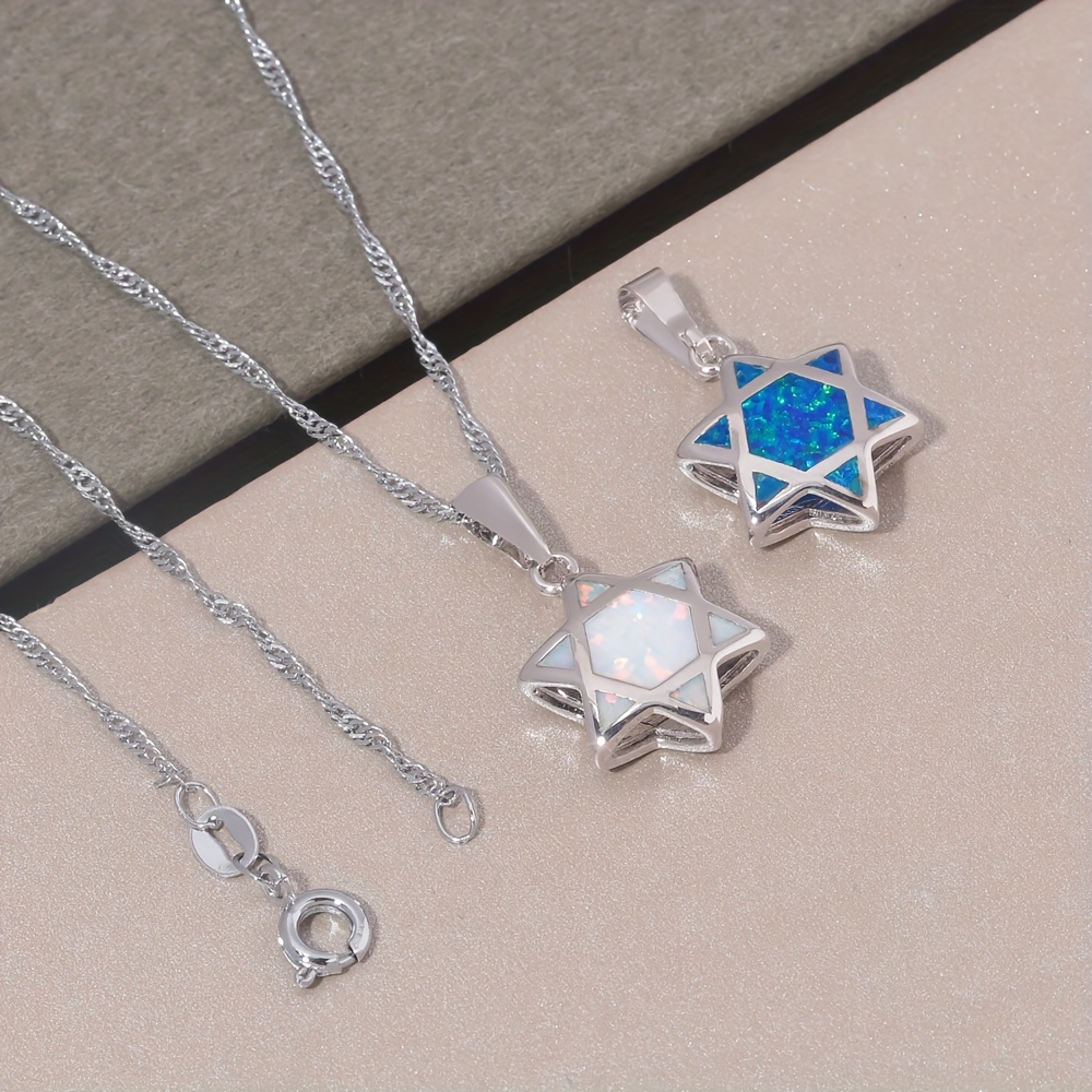 Kalung Liontin Opal Bintang Da - Necklace Pendant ulasan dan harga
