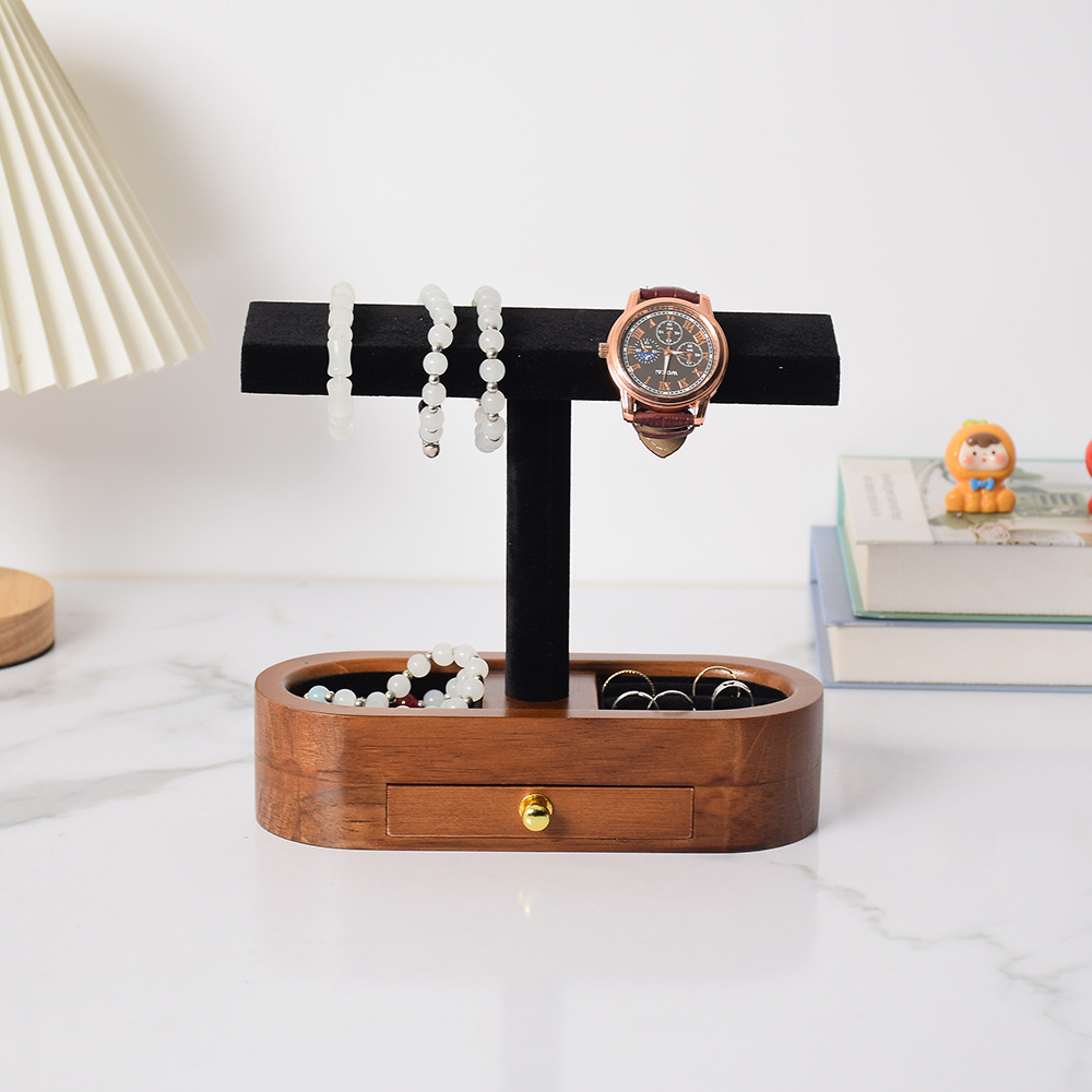 Rak Perhiasan Kayu Solid - Pen - Jewelry And Watches Stores ulasan dan harga