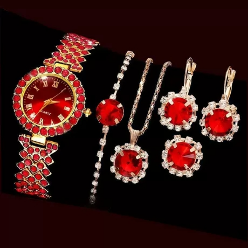 Set Perhiasan dan Jam Tangan F - Jewelry Watches For Ladies ulasan dan harga